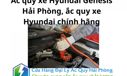 Ắc quy xe Hyundai Genesis Hải Phòng, ắc quy xe Hyundai chính hãng